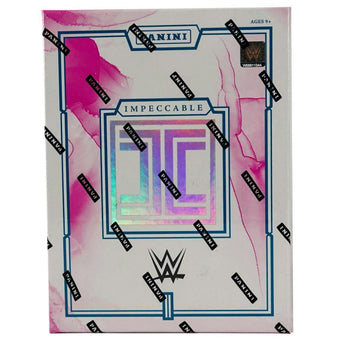 compare product 2023 Panini Impeccable WWE Wrestling Hobby Box