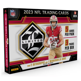 compare product 2023 Panini Limited Football Hobby 14 Box Case