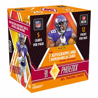compare product 2023 Panini Phoenix Football Hobby 16 Box Case