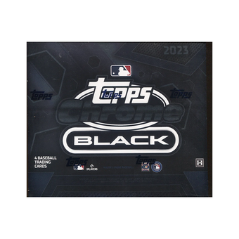 compare product 2023 Topps Chrome Black Baseball Hobby 12 Box Case