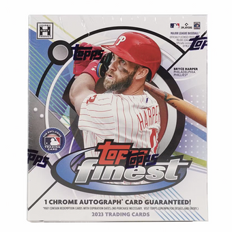 compare product 2023 Topps Finest Baseball Hobby 8 Box Case