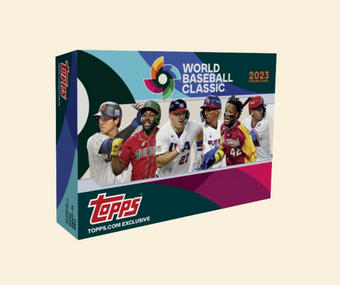 compare product 2023 Topps World Baseball Classic Baseball WBC Hobby Box