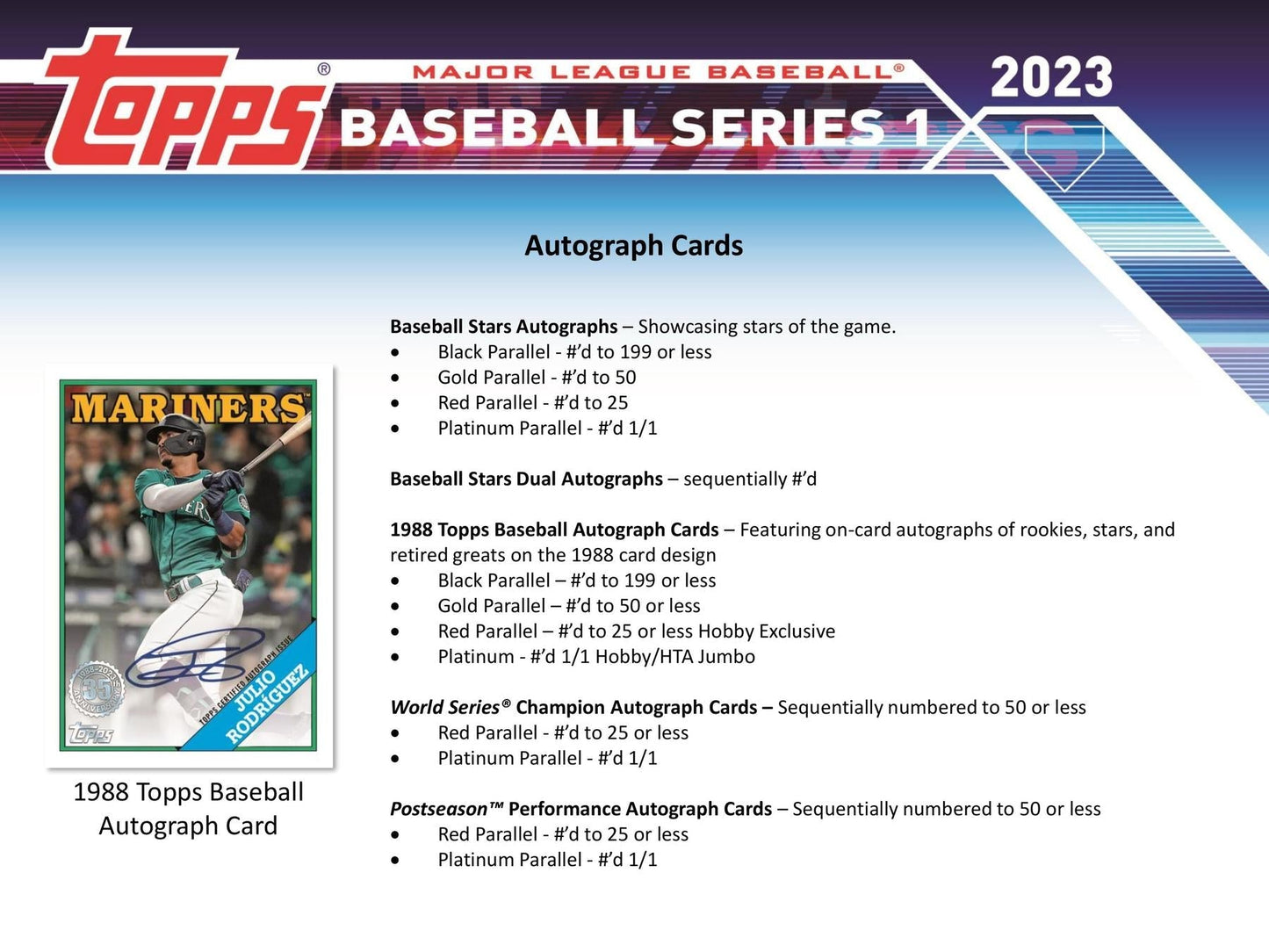 2023 Topps Series 1 Baseball Hobby Pack
