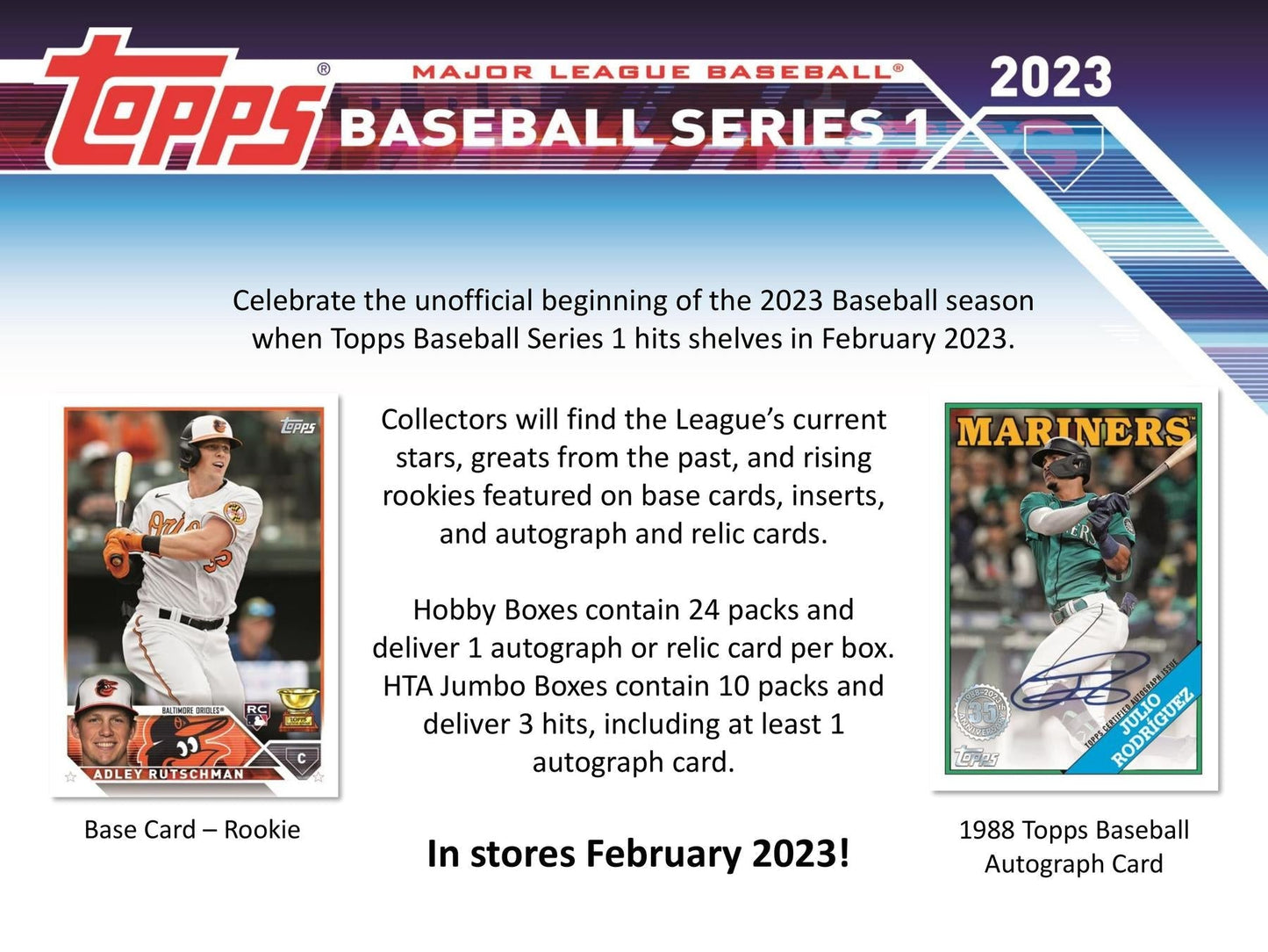 2023 Topps Series 1 Baseball Hobby Pack