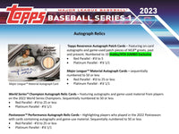 2023 Topps Series 1 Baseball Hobby Pack