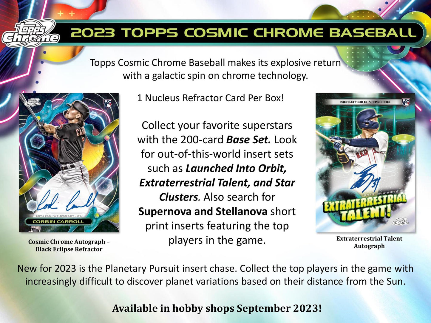 2023 Topps Cosmic Chrome Baseball Hobby Pack