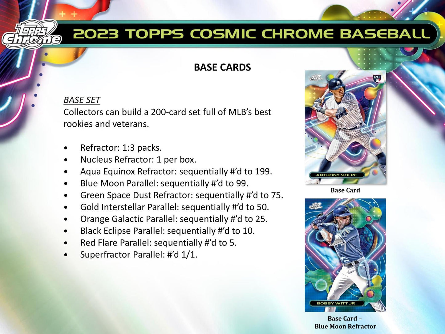 2023 Topps Cosmic Chrome Baseball Hobby Pack