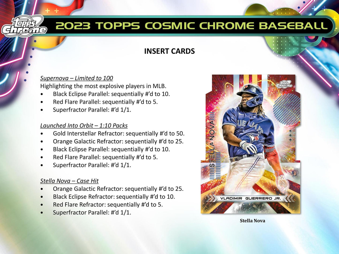2023 Topps Cosmic Chrome Baseball Hobby Pack