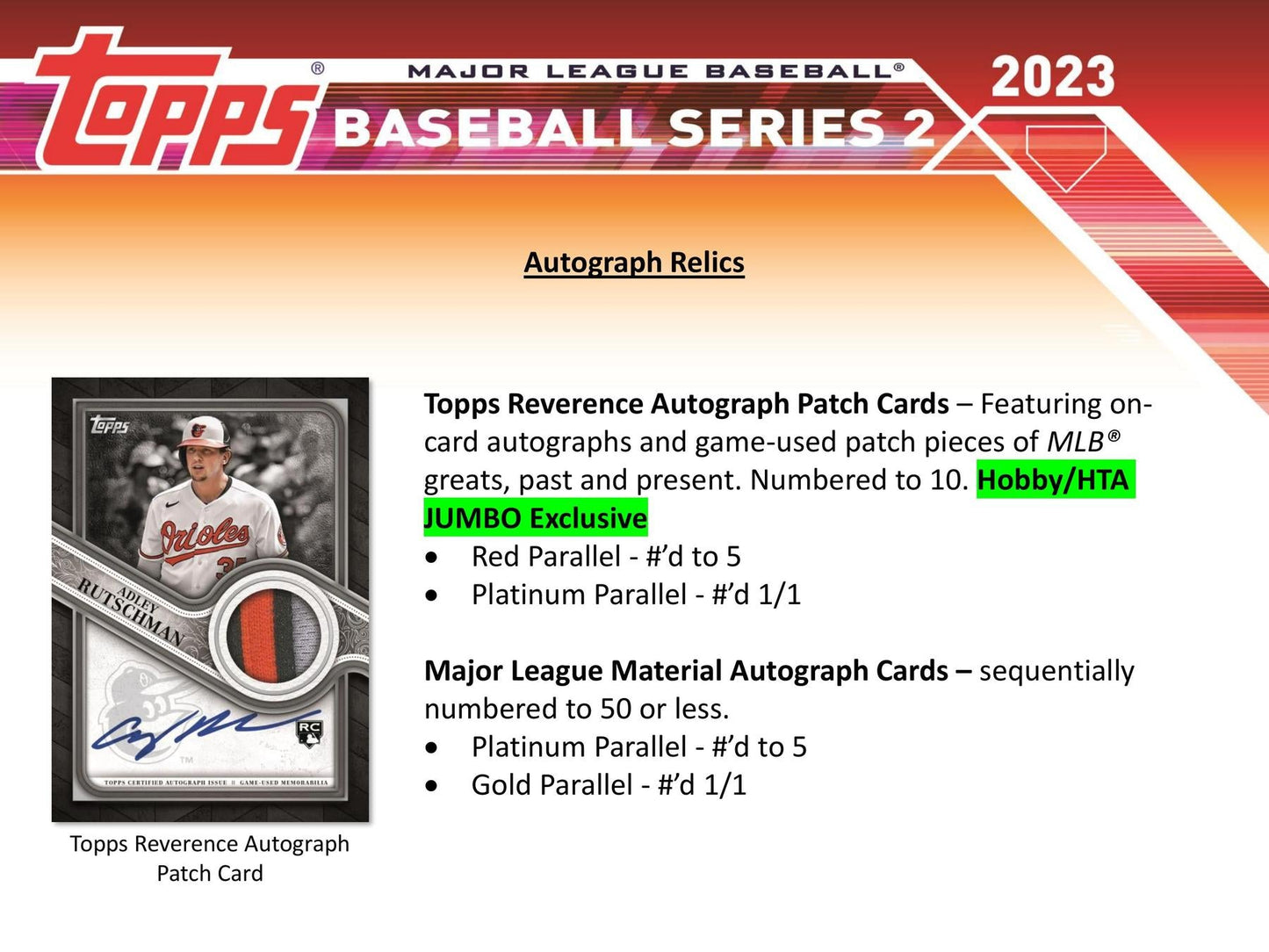 2023 Topps Series 2 Baseball Hobby Jumbo Pack