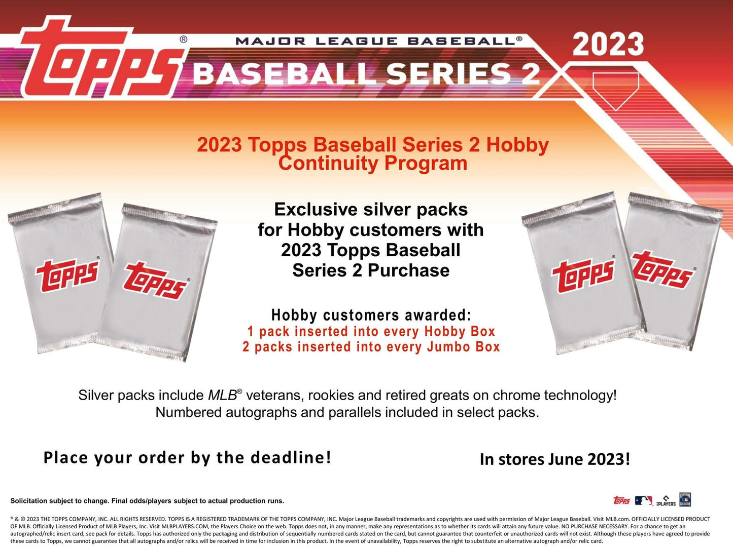 2023 Topps Series 2 Baseball Hobby Jumbo Pack