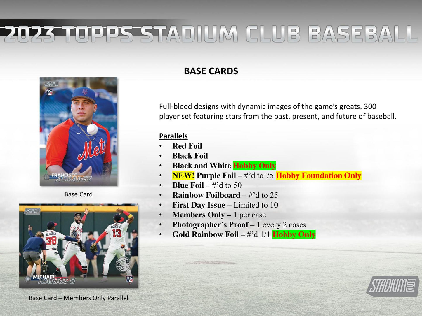 2023 Topps Stadium Club Baseball Hobby Pack