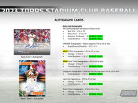 2023 Topps Stadium Club Baseball Hobby Pack