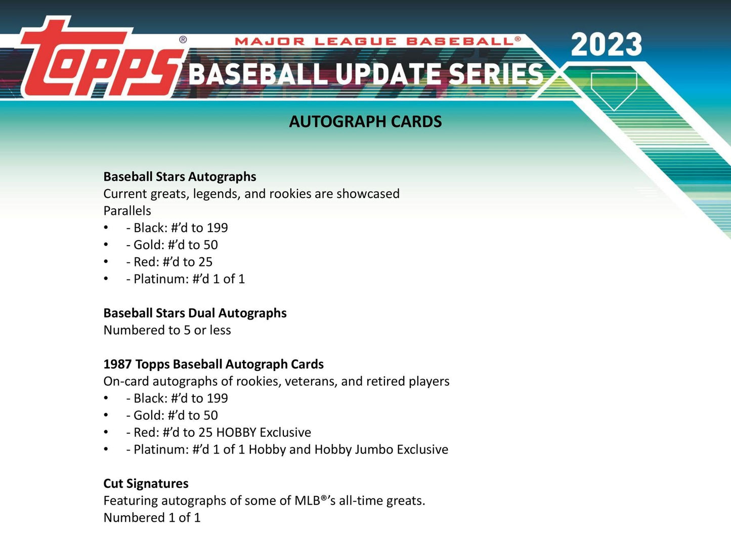 2023 Topps Update Series Baseball Hobby Jumbo Pack