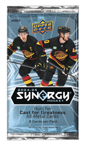 compare product 2024/25 Upper Deck Synergy Hockey Hobby Pack