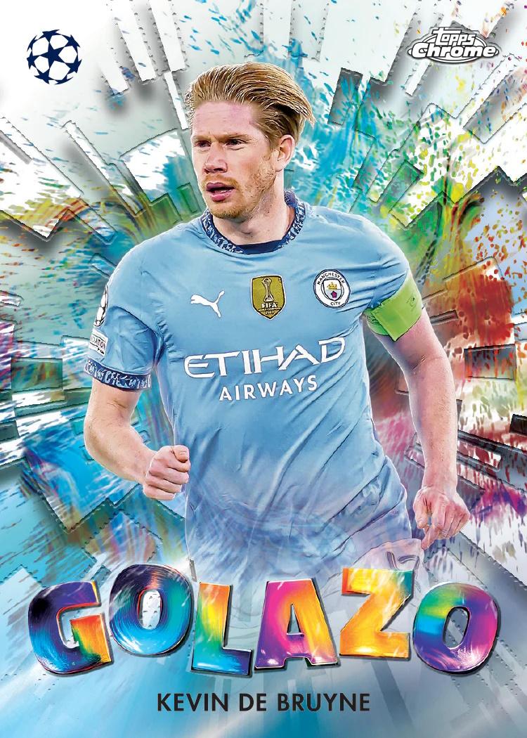 2024/25 Topps Chrome UEFA Club Competitions Soccer Hobby Jumbo