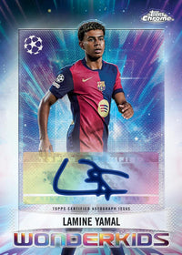 2024/25 Topps Chrome UEFA Club Competitions Soccer Hobby Jumbo