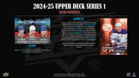2024/25 Upper Deck Series 1 Hockey 3-Pack Blaster (Oversized Young Guns!)