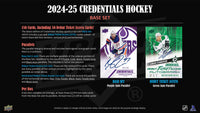 2024/25 Upper Deck Credentials Hockey Hobby