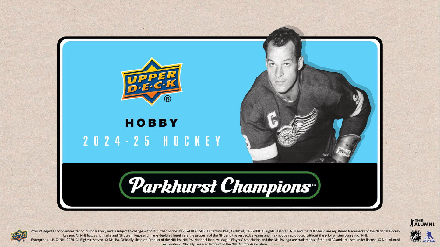 2024/25 Upper Deck Parkhurst Champions Hockey Hobby