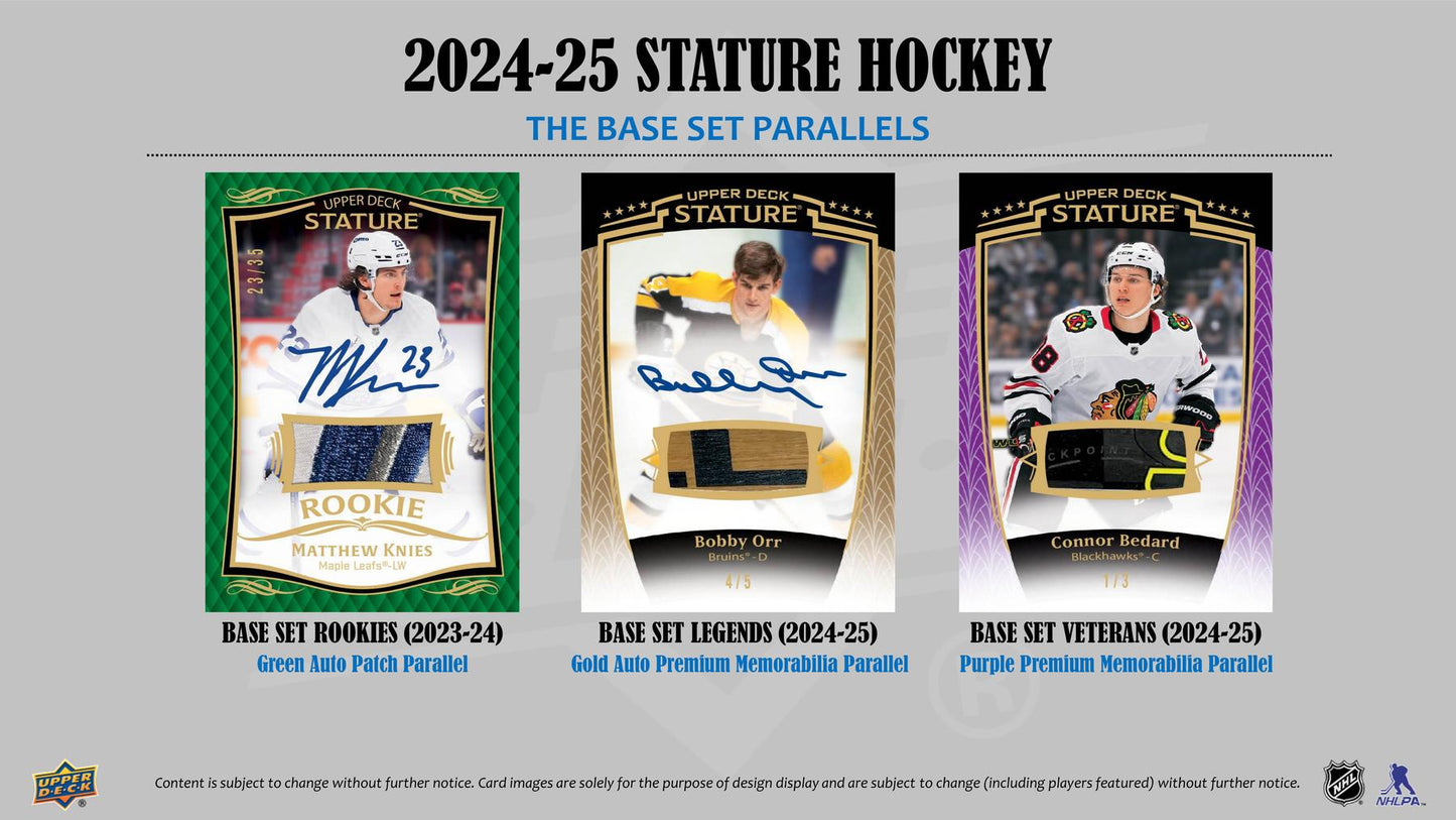 2024/25 Upper Deck Stature Hockey Hobby