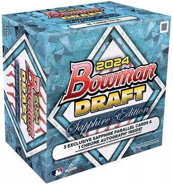 compare product 2024 Bowman Draft Baseball Sapphire Edition Box
