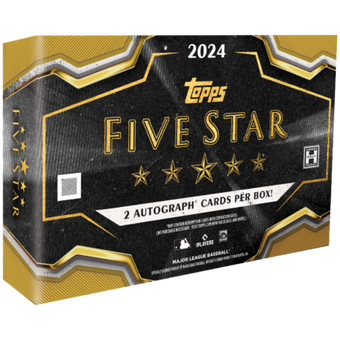 compare product 2024 Topps Five Star Baseball Hobby 8 Box Case