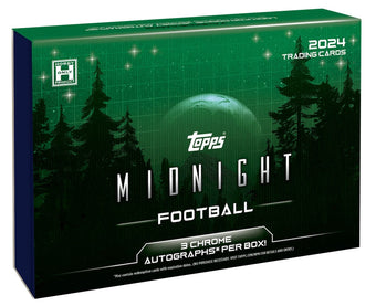 compare product 2024 Topps Midnight Football Hobby Box