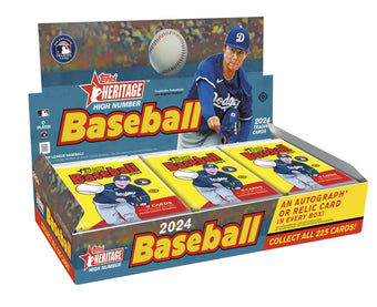 compare product 2024 Topps Heritage High Number Baseball Hobby Pack