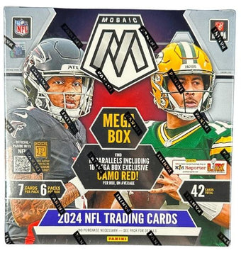 compare product 2024 Panini Mosaic Football Hobby Mega 20 Box Case