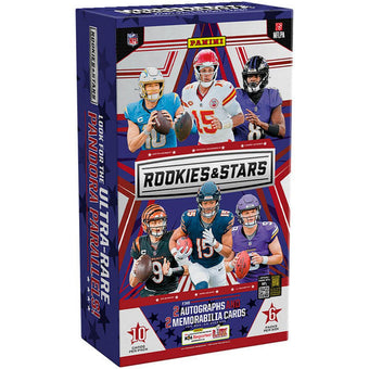 compare product 2024 Panini Rookies & Stars Football Hobby Box