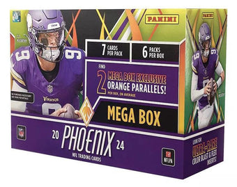 compare product 2024 Panini Phoenix Football Mega (Orange Parallels!)