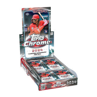 compare product 2024 Topps Chrome Baseball Hobby 12 Box Case