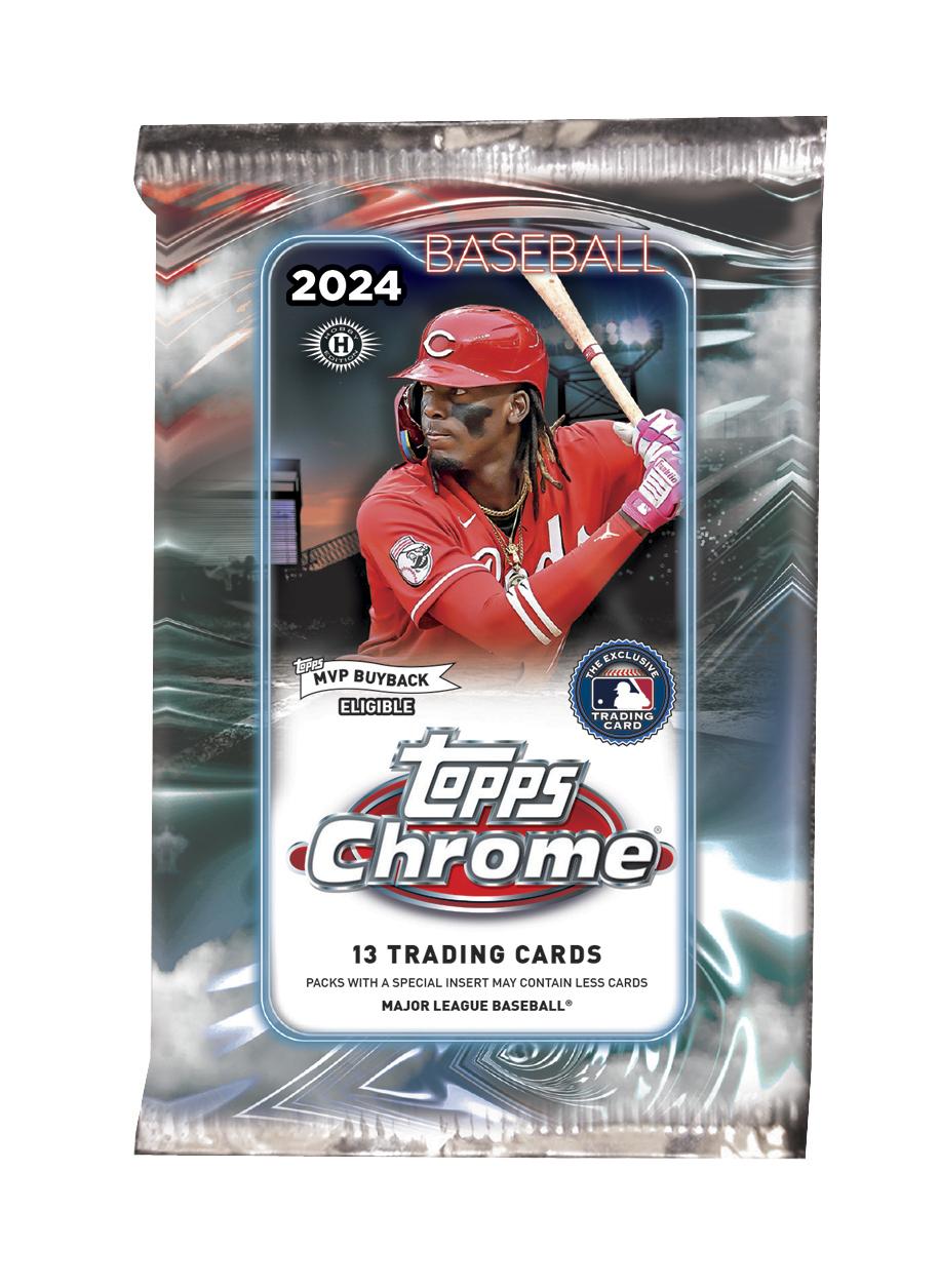 2024 Topps Chrome Baseball Hobby Jumbo Pack