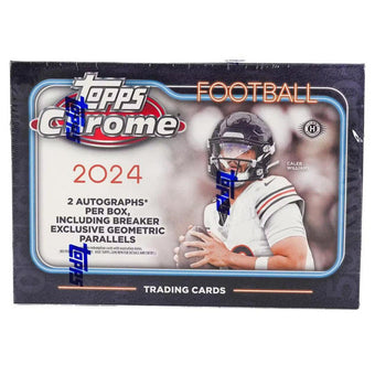 compare product 2024 Topps Chrome Football Breaker's Delight Box