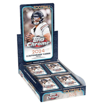 compare product 2024 Topps Chrome Football Hobby Box