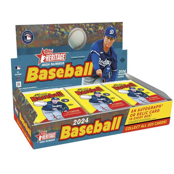 compare product 2024 Topps Heritage High Number Baseball Hobby 12 Box Case