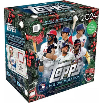 compare product 2024 Topps Baseball Holiday Mega 20 Box Case