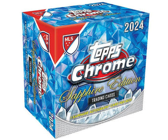compare product 2024 Topps Sapphire MLS Chrome Hobby Box 10-box case