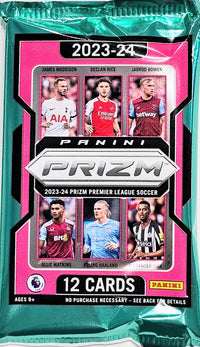 2023/24 Panini Prizm Premier League EPL Soccer Hobby Pack