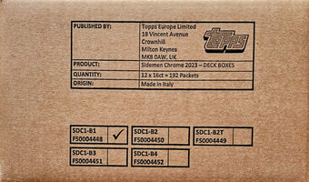 compare product 2024 Topps x Sidemen Chrome Hobby Box