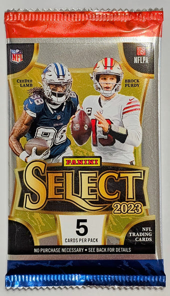 compare product 2023 Panini Select Football Hobby Pack