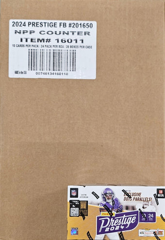compare product 2024 Panini Prestige Football 24-Pack Retail Box