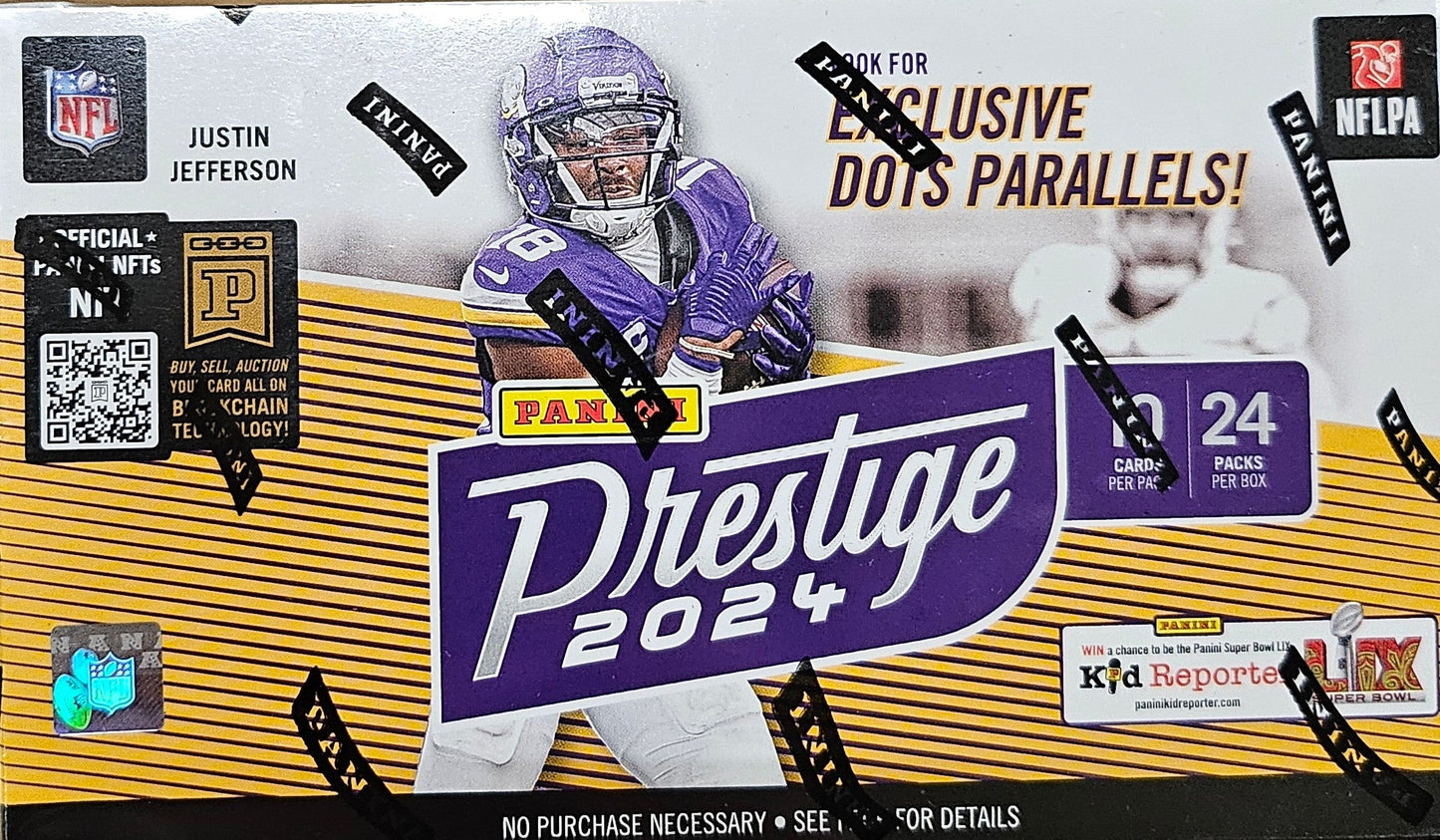 2024 Panini Prestige Football 24-Pack Retail Box