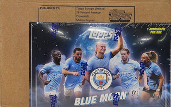 compare product 2024/25 Topps Manchester City Blue Moon Soccer Hobby