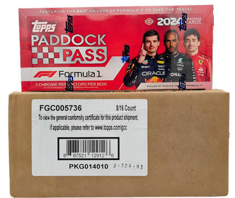 compare product 2024 Topps Paddock Pass F1 Formula 1 Hobby