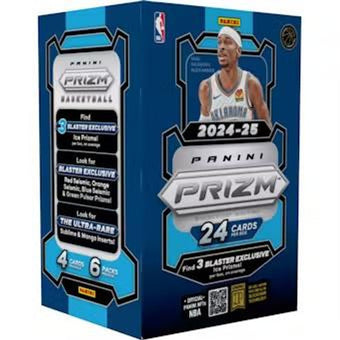 compare product 2024-25 Panini Prizm Basketball Blaster 20 Box Case (Ice Prizm)