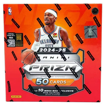 compare product 2024-25 Panini Prizm Basketball Mega 20 Box Case (Pink Ice Prizm)