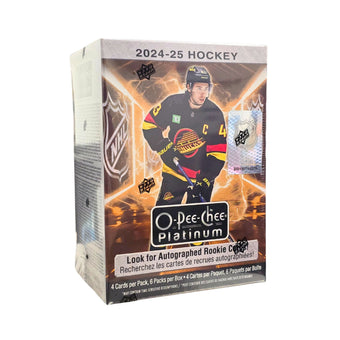 compare product 2024/25 Upper Deck O-Pee-Chee Platinum Hockey Blaster Box