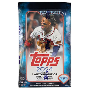 compare product 2024 Topps Series 1 Baseball Hobby 12 Box Case