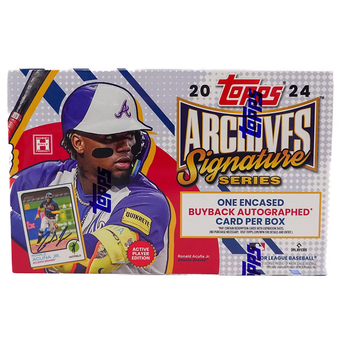 compare product 2024 Topps Archives Signature Series Active Player Edition 20 Box Case